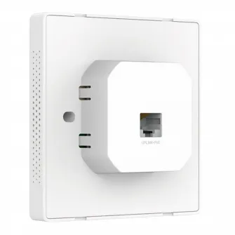 Wi-Fi N Access Point TP-LINK EAP115-Wall, 300Mbps, Omada Centralized Management, PoE, Wall-Plate