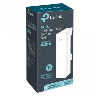 Wi-Fi N Outdoor Access Point TP-LINK CPE510, 300Mbps, 13dBi, 2x2 MIMO, Centralized Management, PoE