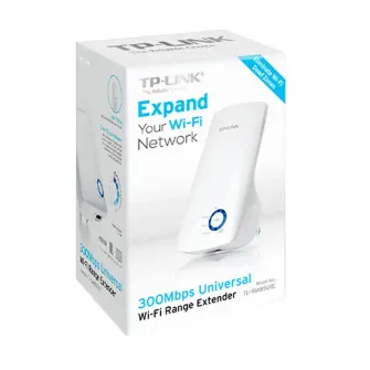 Wi-Fi N Range Extender/Access Point TP-LINK TL-WA850RE, 300Mbps, Integrated Power Plug