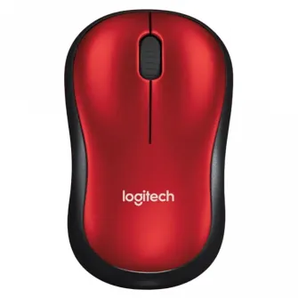 Беcпроводная мышь Logitech M185, Красный