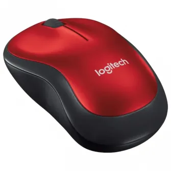 Беcпроводная мышь Logitech M185, Красный