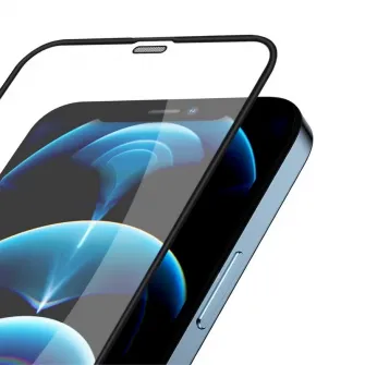 Защитное стекло Nillkin iPhone 12 mini PC Full - Tempered Glass, Чёрный