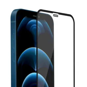 Защитное стекло Nillkin iPhone 12 mini PC Full - Tempered Glass, Чёрный