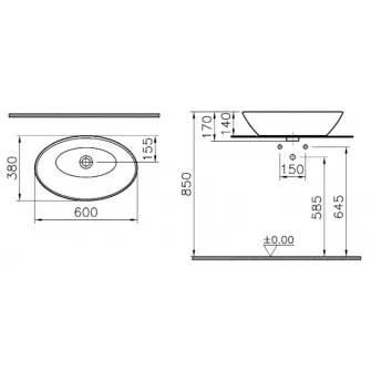 Lavoar Vitra Geo (4423B003-0016)