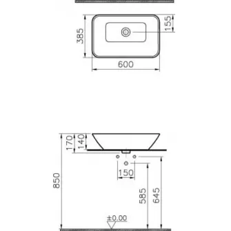 Lavoar Vitra Geo (4425B003-0016)