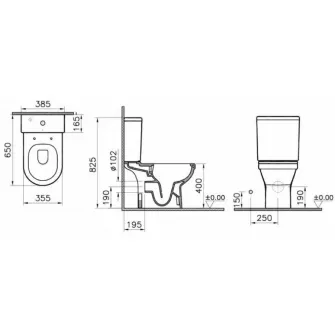 Vas WC Vitra S50 5745+5422+330-2010+72