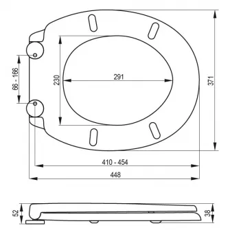 Capac de toaleta Fala 75465