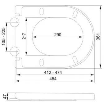 Capac de toaleta Fala FA75472