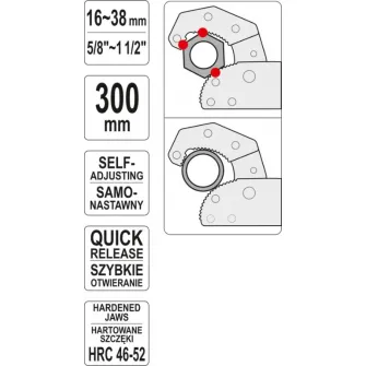Cleste reglabile Yato YT-22005