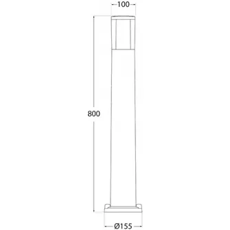 Lampa de gradina Fumagalli DR1575000LXU1K