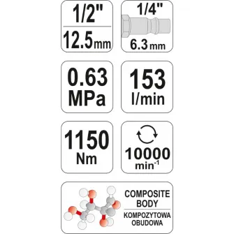 Masina de insurubat pneumatica Yato YT-09540
