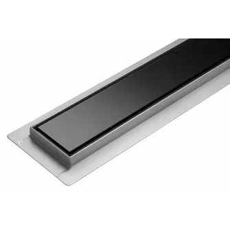 Rigola de dus Fala Black Glass 75386