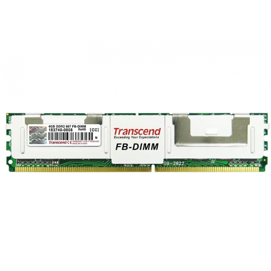 4GB Transcend DDR2667, 240Pin FBDIMM ECC Fully Buffered Memory