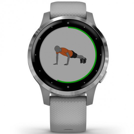 vivoactive 4S, GPS, Wi-Fi, Powder Gray/Silver, S.EU