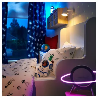 IKEA AFTONSPARV Decoratiune LED, forma planeta multicolor