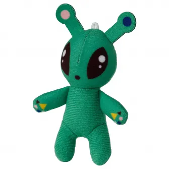 IKEA AFTONSPARV Jucarie de plus, mini-martian/verde, 10 cm