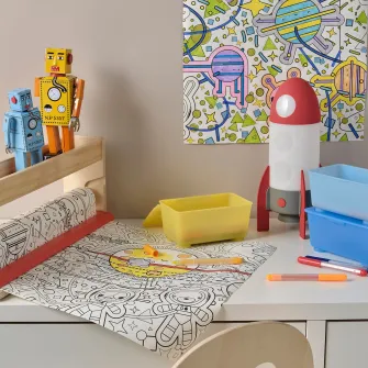 IKEA AFTONSPARV Veioza LED, racheta/multicolor