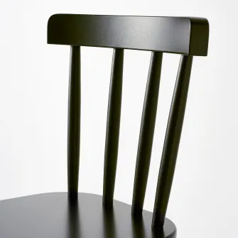 IKEA AGAM Scaun junior, negru