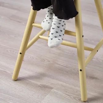 IKEA AGAM Scaun junior, bej deschis-galben