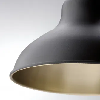 IKEA AGUNNARYD Lustra cu 3 lampi, negru, 122 cm