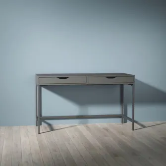 IKEA ALEX Comoda cu rotile, gri inchis, 67x66 cm