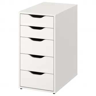 IKEA ALEX Comoda, alb, 36x70 cm