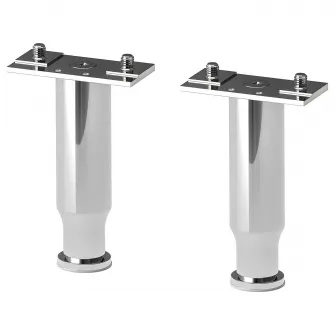 IKEA ALMAÅN Picior, inox/stralucitor, 12-20 cm