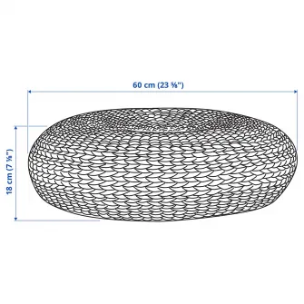 IKEA ALSEDA Taburet, fibra bananier