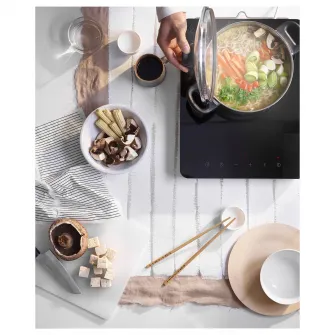 IKEA ANNONS Oala cu capac, sticla/inox, 2.8 l
