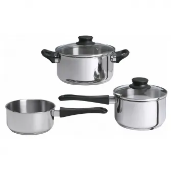 IKEA ANNONS Set vase 5 piese, sticla/inox