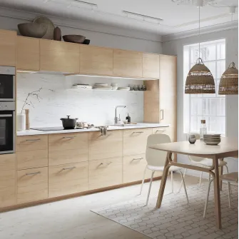 IKEA ASKERSUND Usa corp baza colt, aspect frasin, 25x80 cm