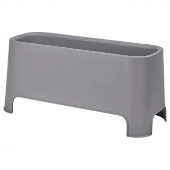 IKEA ASPAREN Jardiniera, gri exterior, 89x38 cm