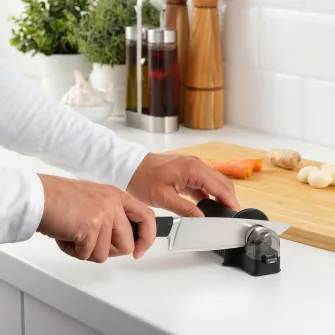 IKEA ASPEKT Ascutitor cutite, negru