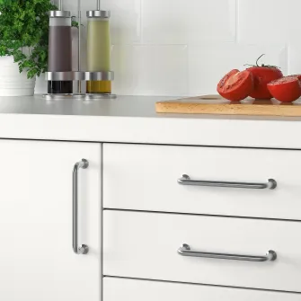 IKEA BAGGANÄS Maner, inox, 143 mm