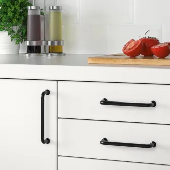 IKEA BAGGANÄS Maner, negru, 143 mm