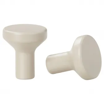 IKEA BAGGANÄS Maner rotund, bej, 21 mm