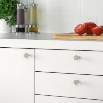 IKEA BAGGANÄS Maner rotund, bej, 21 mm