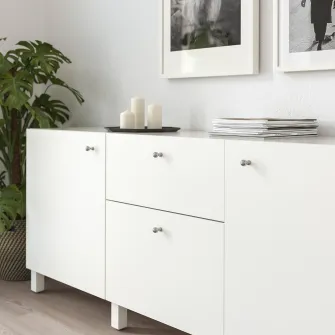 IKEA BAGGANÄS Maner, inox, 20 mm