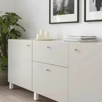 IKEA BAGGANÄS Maner, inox, 21 mm