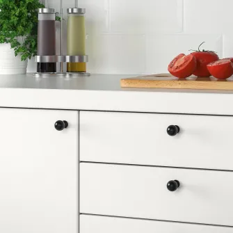 IKEA BAGGANÄS Maner, negru, 20 mm