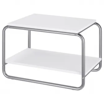 IKEA BAGGBODA Masuta cafea, alb, 71x50 cm