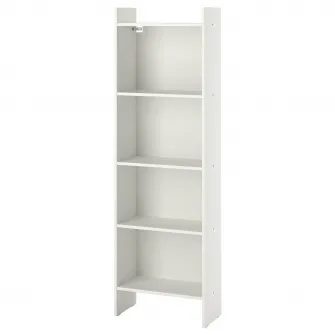 IKEA BAGGEBO Biblioteca, alb, 50x25x160 cm