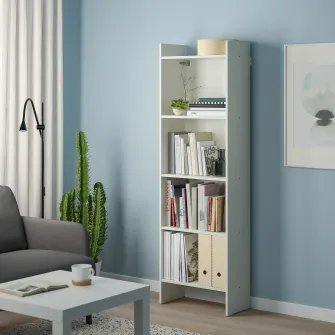 IKEA BAGGEBO Biblioteca, alb, 50x25x160 cm