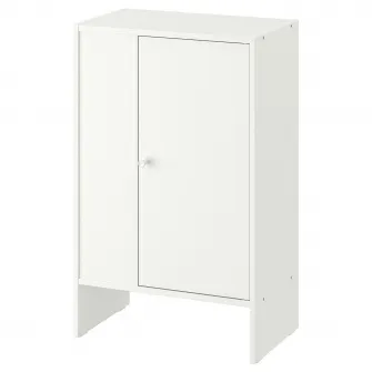 IKEA BAGGEBO Corp cu usa, alb, 50x30x80 cm