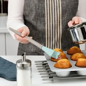 IKEA BAKGLAD Pensula patiserie, bej/albastru