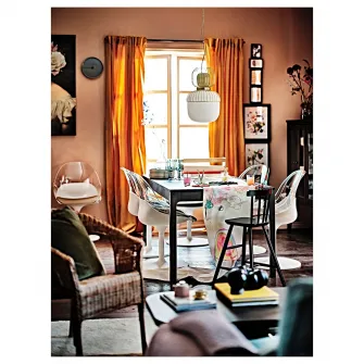 IKEA BALTSAR Scaun rotativ, alb