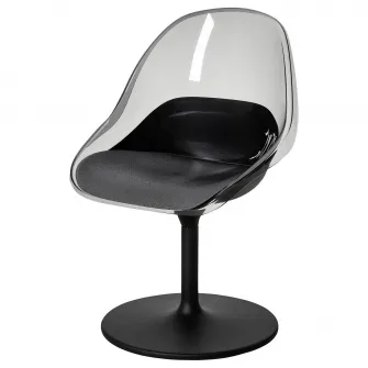 IKEA BALTSAR Scaun rotativ, negru