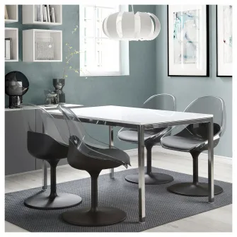 IKEA BALTSAR Scaun rotativ, negru