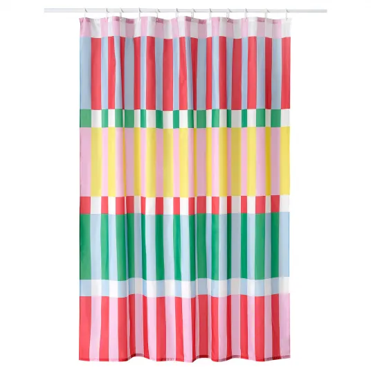 IKEA BANJANTRÄD Perdea dus, multicolor, 180x200 cm