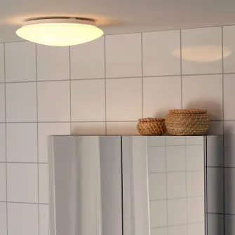 IKEA BARLAST Aplica tavan/perete, alb, 25 cm